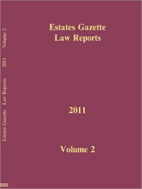 EGLR 2011 Volume 2, Hardback Book