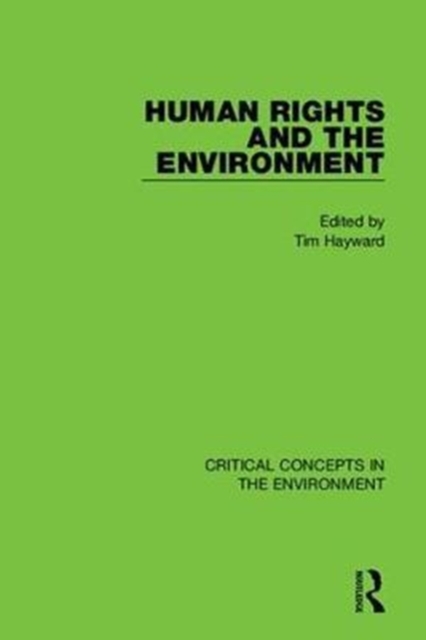 Human Rights and the Environment, Mixed media product Book