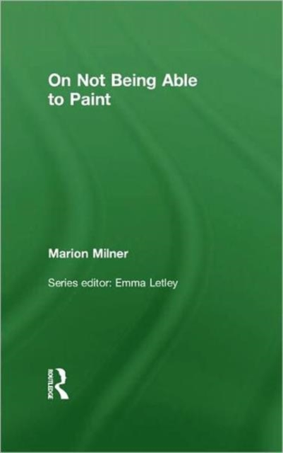 On Not Being Able to Paint, Hardback Book