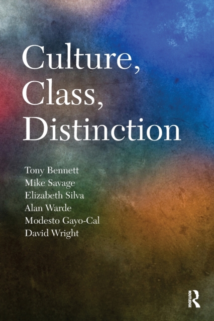 Culture, Class, Distinction, Paperback / softback Book
