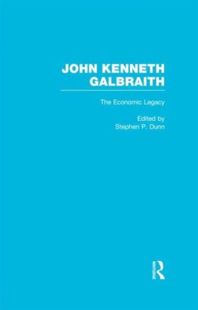 John Kenneth Galbraith: The Economic Legacy, Mixed media product Book