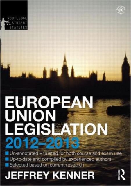 European Union Legislation 2012-2013, Paperback / softback Book