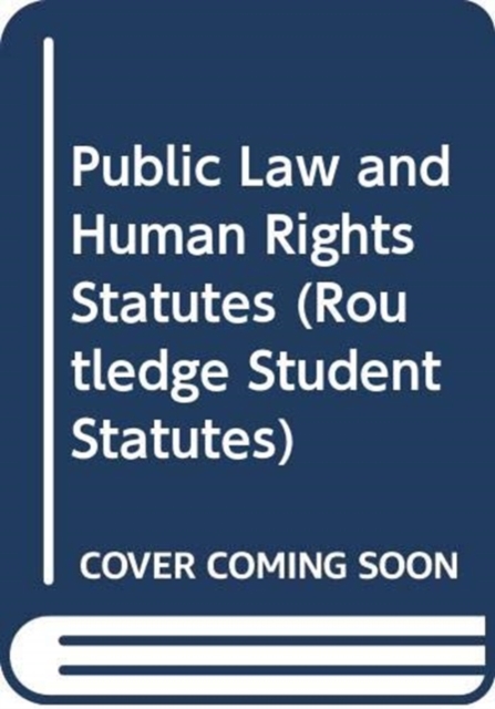 Public Law and Human Rights Statutes, Paperback / softback Book