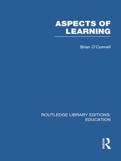 Aspects of Learning (RLE Edu O), Paperback / softback Book