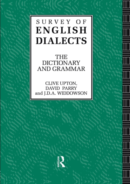 Survey of English Dialects, Paperback / softback Book