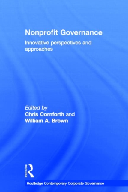 Nonprofit Governance : Innovative Perspectives and Approaches, Hardback Book