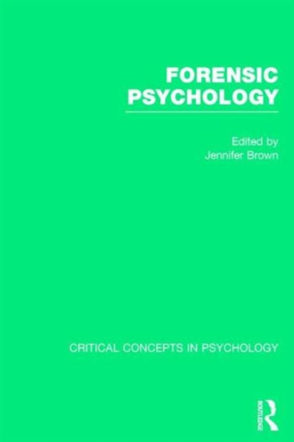Forensic Psychology, Mixed media product Book