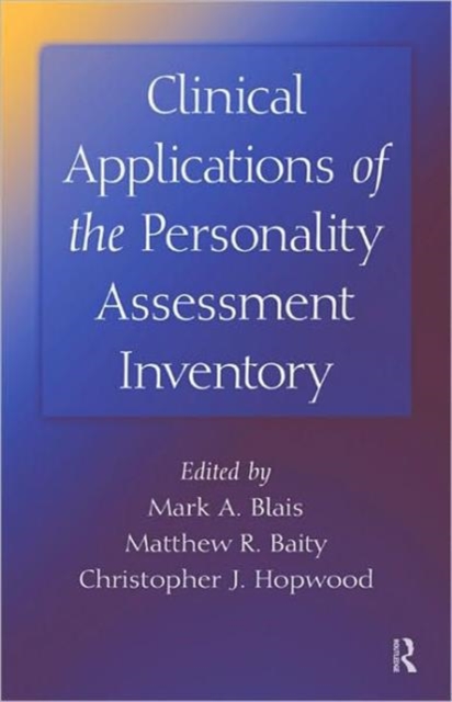 Clinical Applications of the Personality Assessment Inventory, Hardback Book