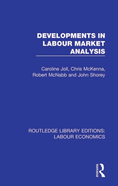 Developments in Labour Market Analysis, PDF eBook