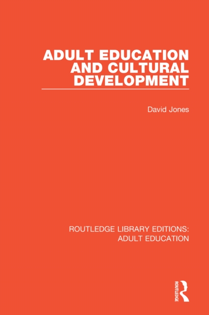 Adult Education and Cultural Development, EPUB eBook