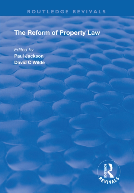 The Reform of Property Law, PDF eBook