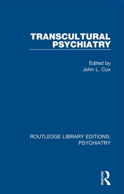Transcultural Psychiatry, PDF eBook
