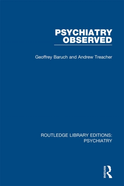 Psychiatry Observed, PDF eBook