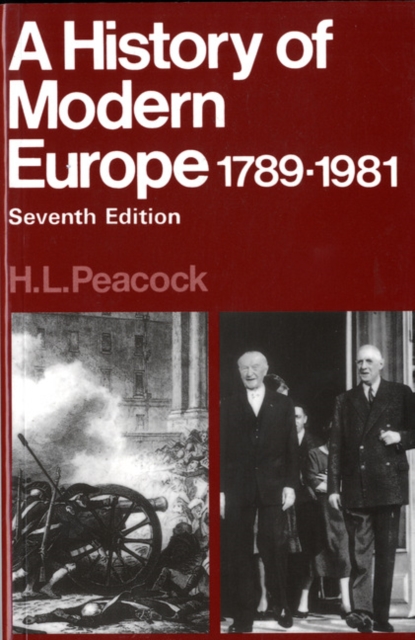 Hist Modern Europe 1789-1981, Paperback / softback Book