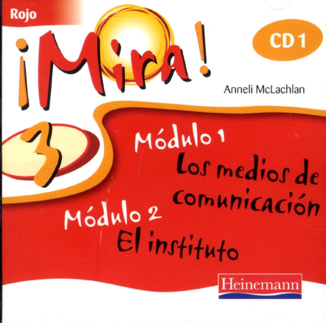 Mira 3 Rojo Audio CD (Pack of 3), Multiple-component retail product Book