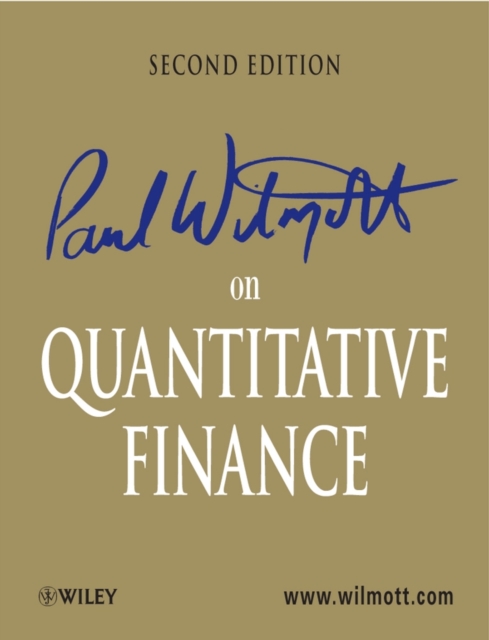 Paul Wilmott on Quantitative Finance, 3 Volume Set, Multiple-component retail product, part(s) enclose Book