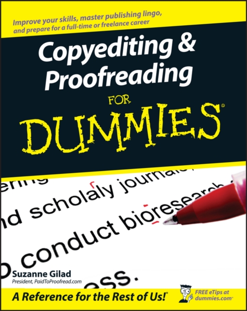 Copyediting and Proofreading For Dummies, PDF eBook