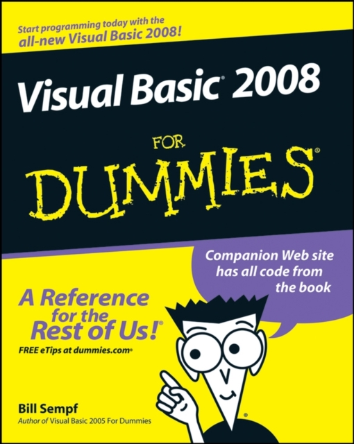 Visual Basic 2008 For Dummies, Paperback / softback Book