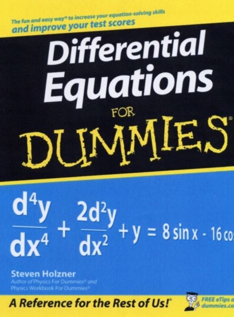 Differential Equations For Dummies, PDF eBook