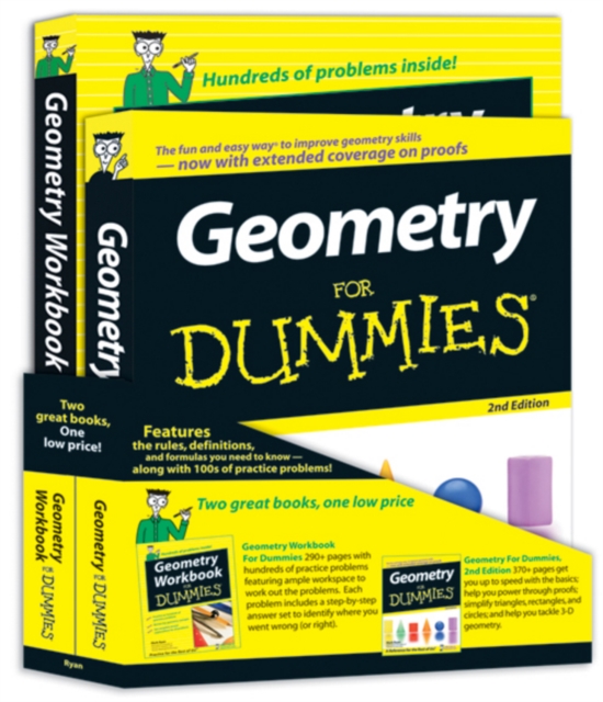 Geometry For Dummies Education Bundle, Paperback Book
