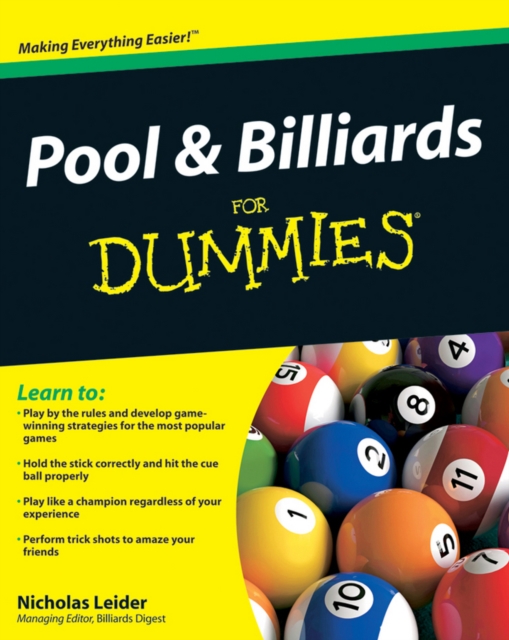 Pool and Billiards For Dummies, Paperback / softback Book