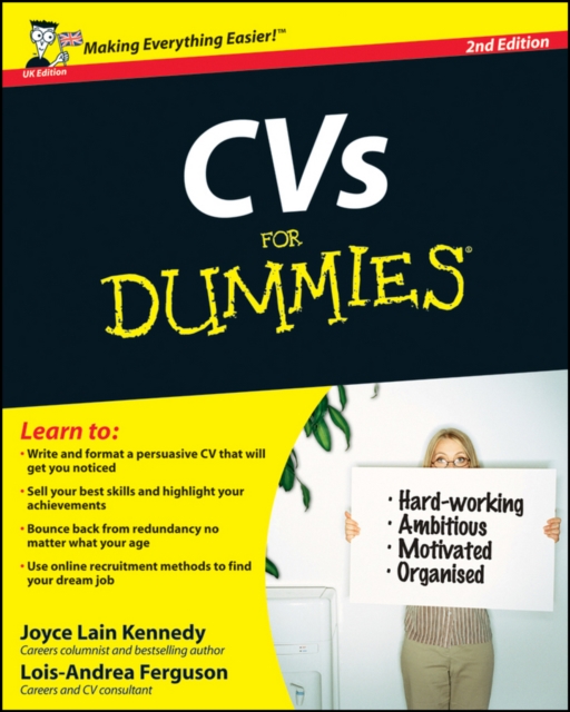 CVs For Dummies, Paperback / softback Book
