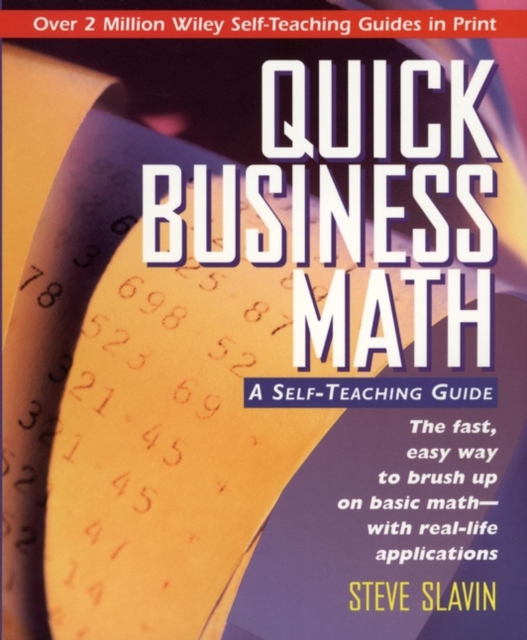Quick Business Math : A Self-Teaching Guide, Paperback / softback Book