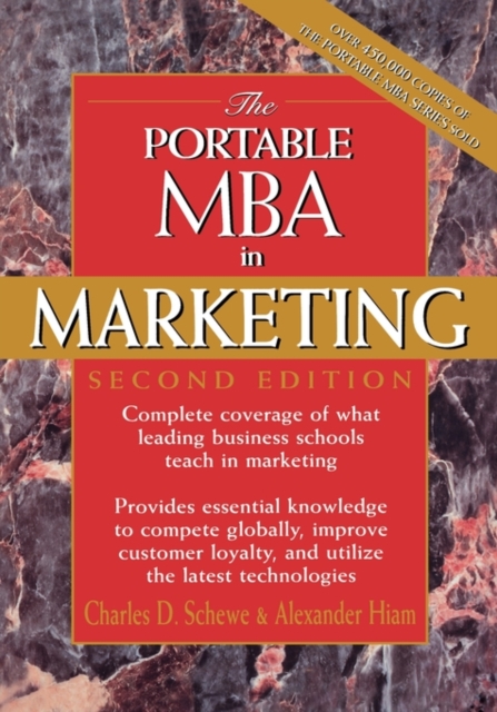 The Portable MBA in Marketing, Hardback Book