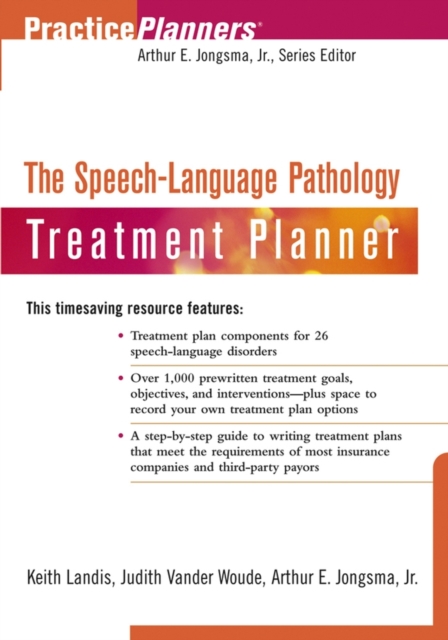 The Speech-Language Pathology Treatment Planner, Paperback / softback Book