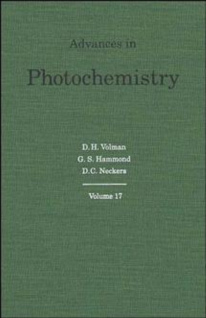 Advances in Photochemistry, Volume 17, Hardback Book