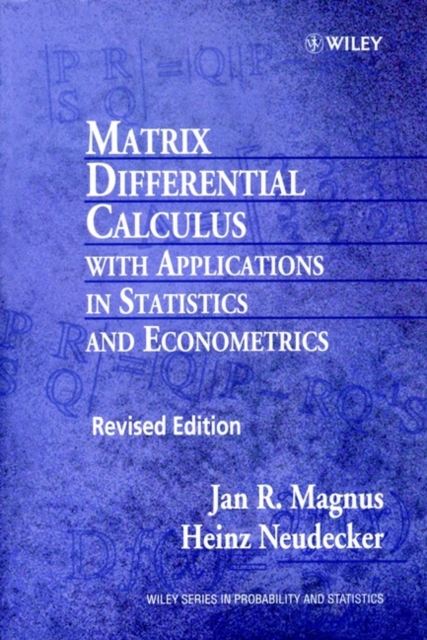 Matrix Differential Calculus with Applications in Statistics and Econometrics, Paperback / softback Book