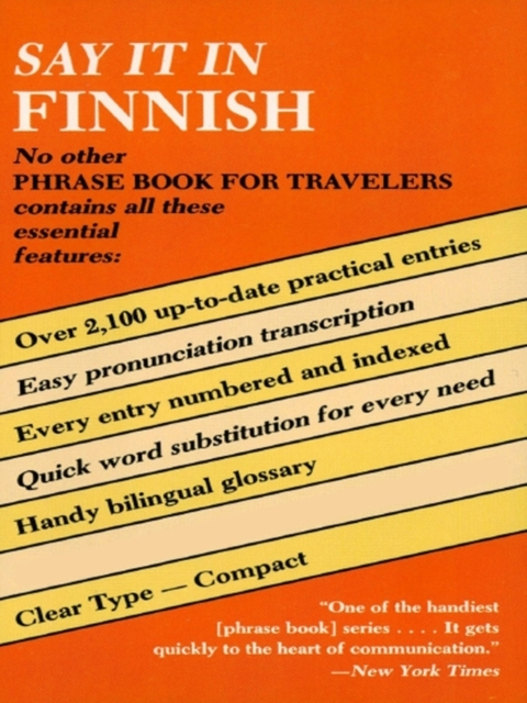 Say It in Finnish, EPUB eBook