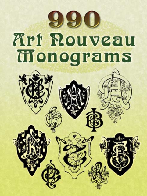 990 Art Nouveau Monograms, EPUB eBook