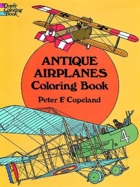 Antique Airplanes Coloring Book, Other merchandise Book