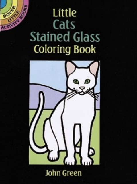 Little Cats Stained Glass Coloring Book, Other merchandise Book