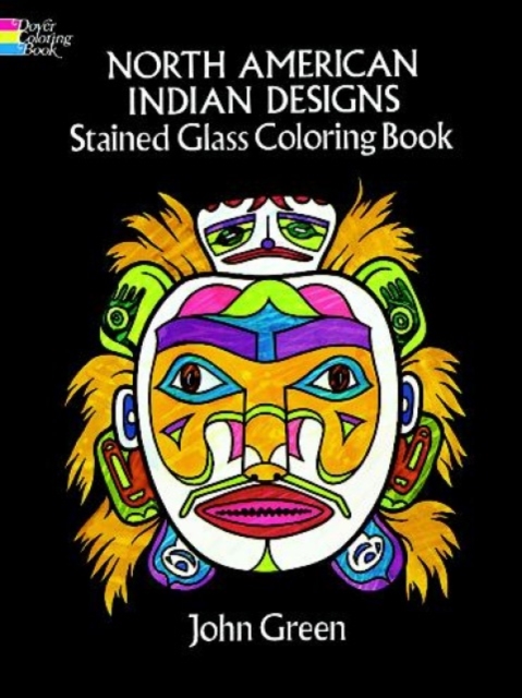 North American Indian Designs Stained Glass Colouring Book, Other merchandise Book