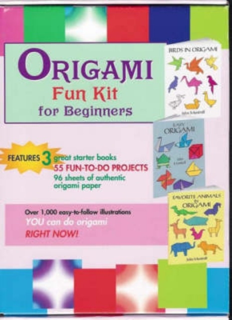 Origami Fun Kit for Beginners : "Birds in Origami", "Easy Origami", "Favorite Animals in Origami", Paperback / softback Book