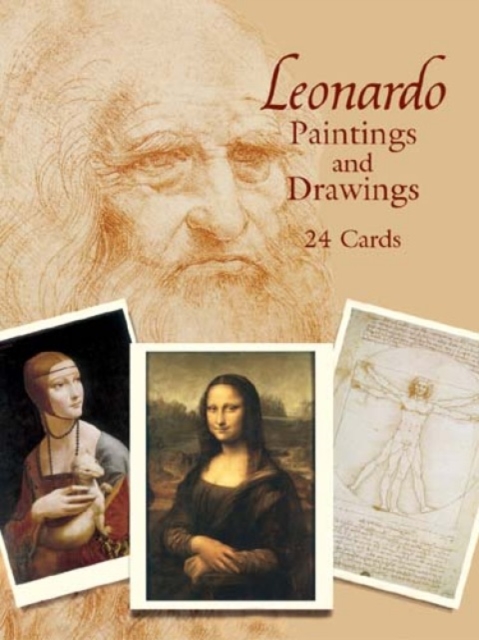 Leonardo Paintings and Drawings : 24 Cards, Cards Book