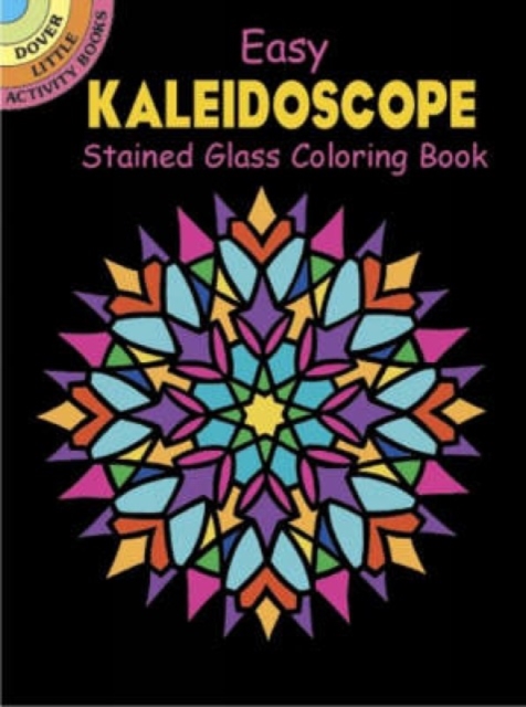 Easy Kaleidoscope Stained Glass Coloring Book, Other merchandise Book