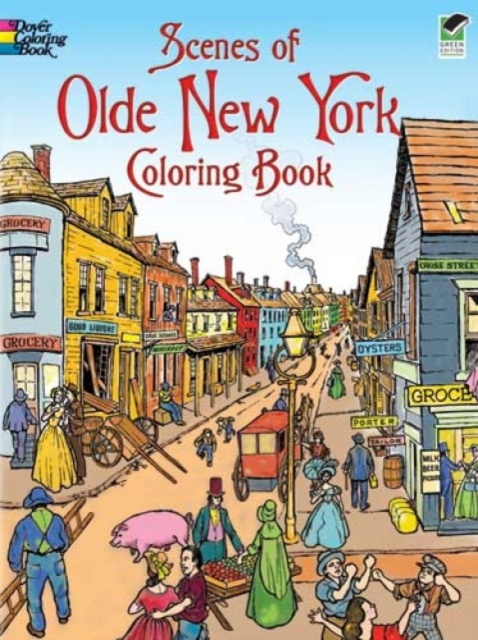 Scenes of Olde New York Coloring Book, Paperback / softback Book