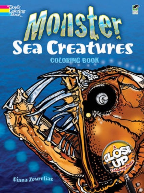 Monster Sea Creatures Coloring Book, Paperback / softback Book