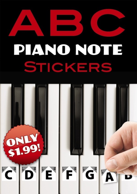 A B C Piano Note Stickers, Paperback / softback Book