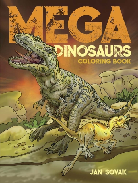 Mega Dinosaurs Coloring Book, Paperback / softback Book