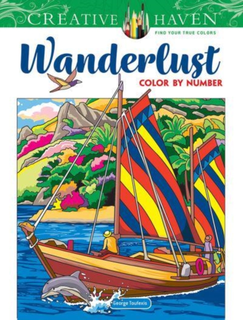 Creative Haven Wanderlust Color by Number, Paperback / softback Book