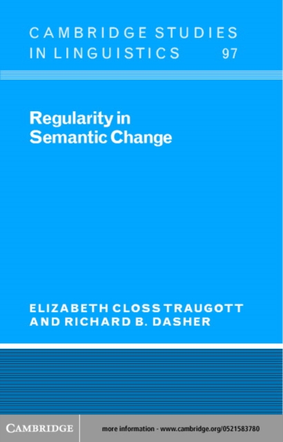 Regularity in Semantic Change, PDF eBook