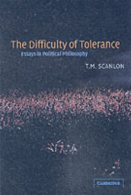 The Difficulty of Tolerance : Essays in Political Philosophy, PDF eBook