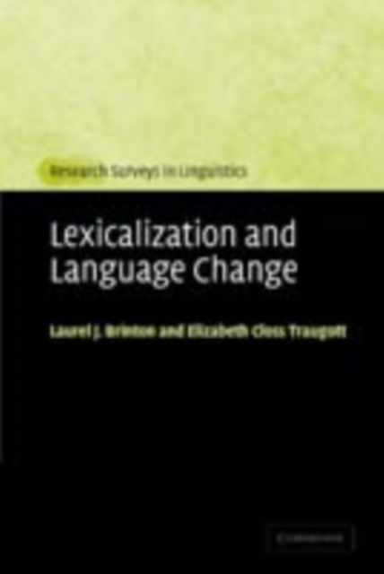 Lexicalization and Language Change, PDF eBook