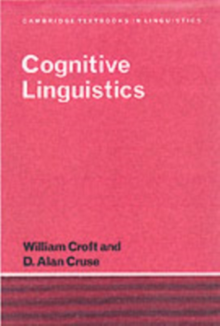 Cognitive Linguistics, PDF eBook