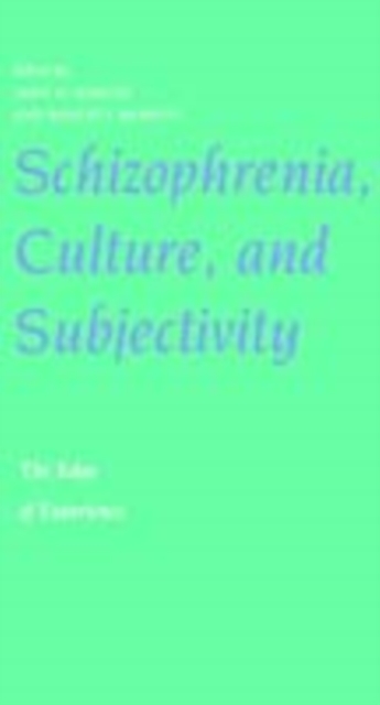 Schizophrenia, Culture, and Subjectivity : The Edge of Experience, PDF eBook