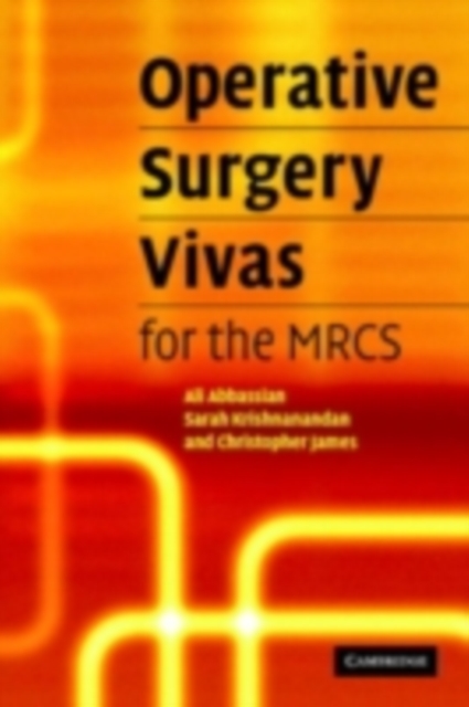 Operative Surgery Vivas for the MRCS, PDF eBook
